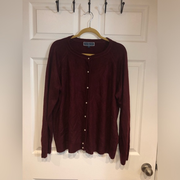 Karen Scott | Front Button Cardigan; Size: 1X - Picture 1 of 15